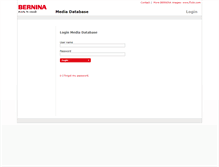 Tablet Screenshot of media.bernina.com