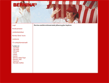 Tablet Screenshot of press.bernina.fi
