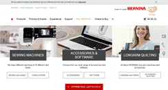 Desktop Screenshot of bernina.com